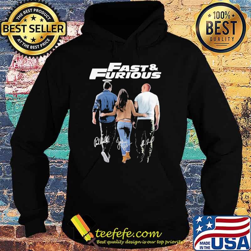 Fast and furious Vin Diesel and Jordana Brewster and Paul Walker signatures s Hoodie Fast and furious Vin Diesel and Jordana Brewster and Paul Walker signatures s Hoodie