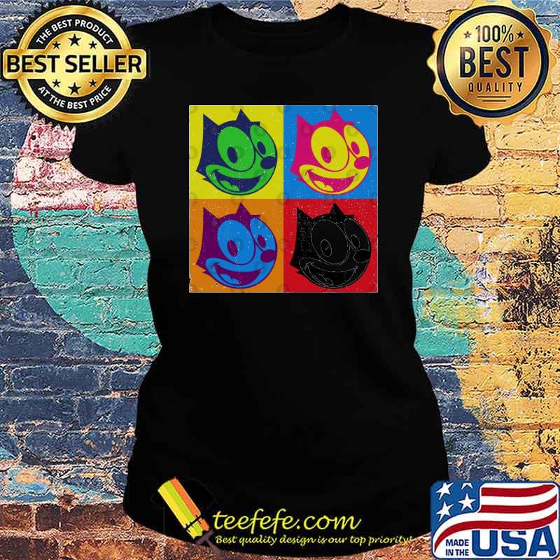 Felix The Cat Pop Art Shirt Ladies tee Felix The Cat Pop Art Shirt Ladies tee