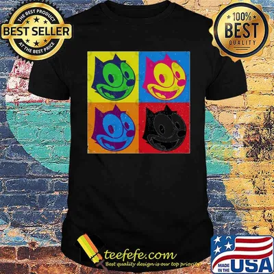 Felix The Cat Pop Art Shirt