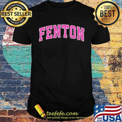 Fenton Michigan Mi Vintage Sports Pink Shirt