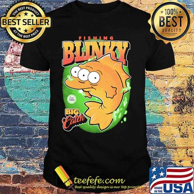 Fishing blinky big catch shirt