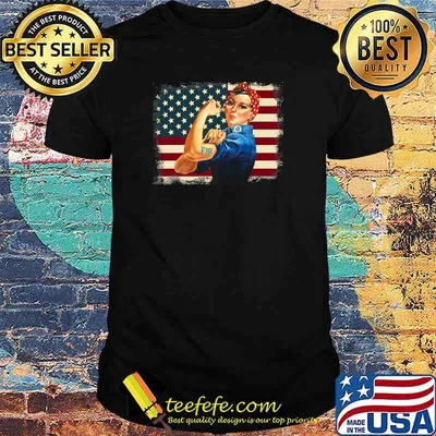 FJB FJB Strong Woman Arm Tattoo FJB Written T-Shirt