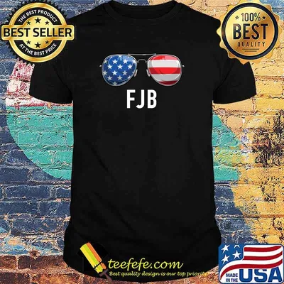 FJB Pro America F Biden FJB Sunglasses American Flag T-Shirt