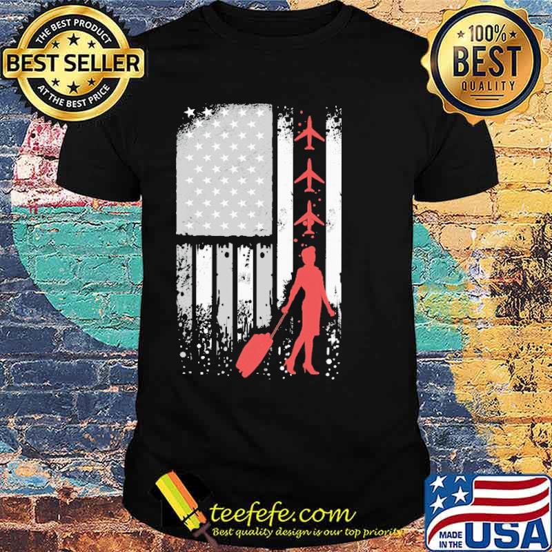 Flight attendant Flag Shirt