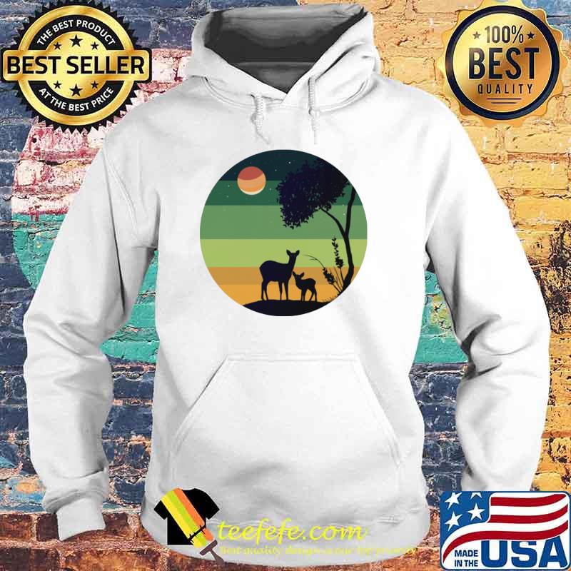 Florest sun reindeers retro s Hoodie Florest sun reindeers retro s Hoodie