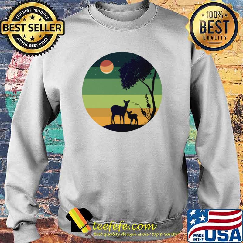 Florest sun reindeers retro s Sweater Florest sun reindeers retro s Sweater