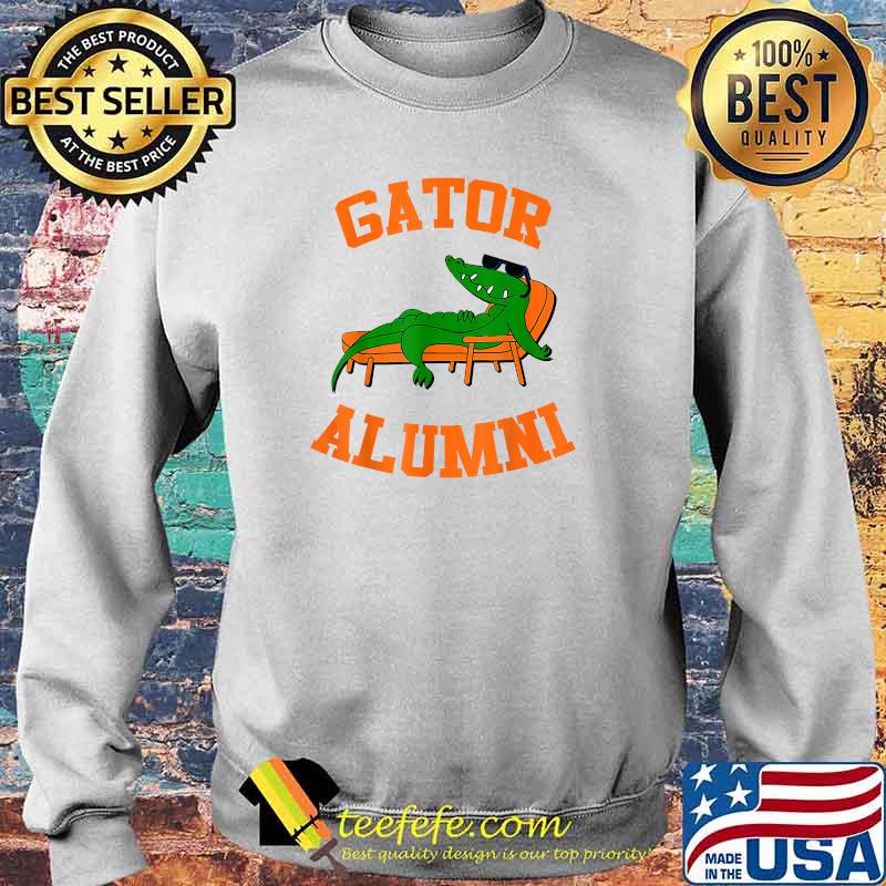 Florida Alumni Gator Alumni Crocodile Relaxing T-Shirt Sweater Florida Alumni Gator Alumni Crocodile Relaxing T-Shirt Sweater