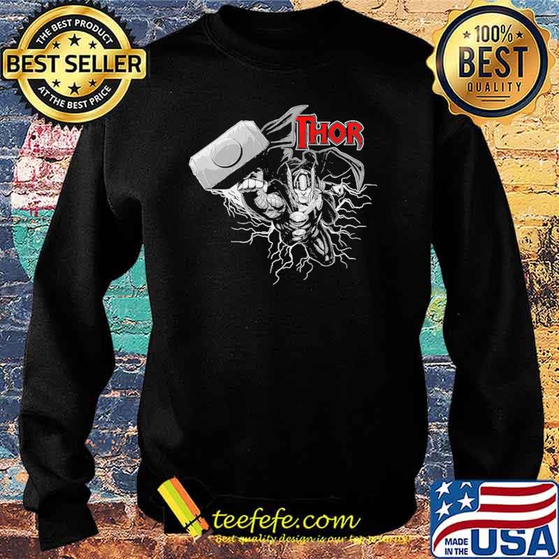 Flying God of Thunder Thor Retro Shirt Sweater Flying God of Thunder Thor Retro Shirt Sweater