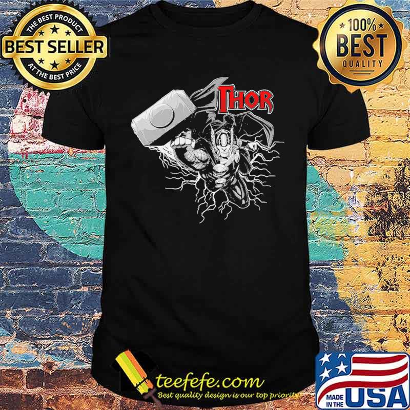 Flying God of Thunder Thor Retro Shirt Flying God of Thunder Thor Retro Shirt