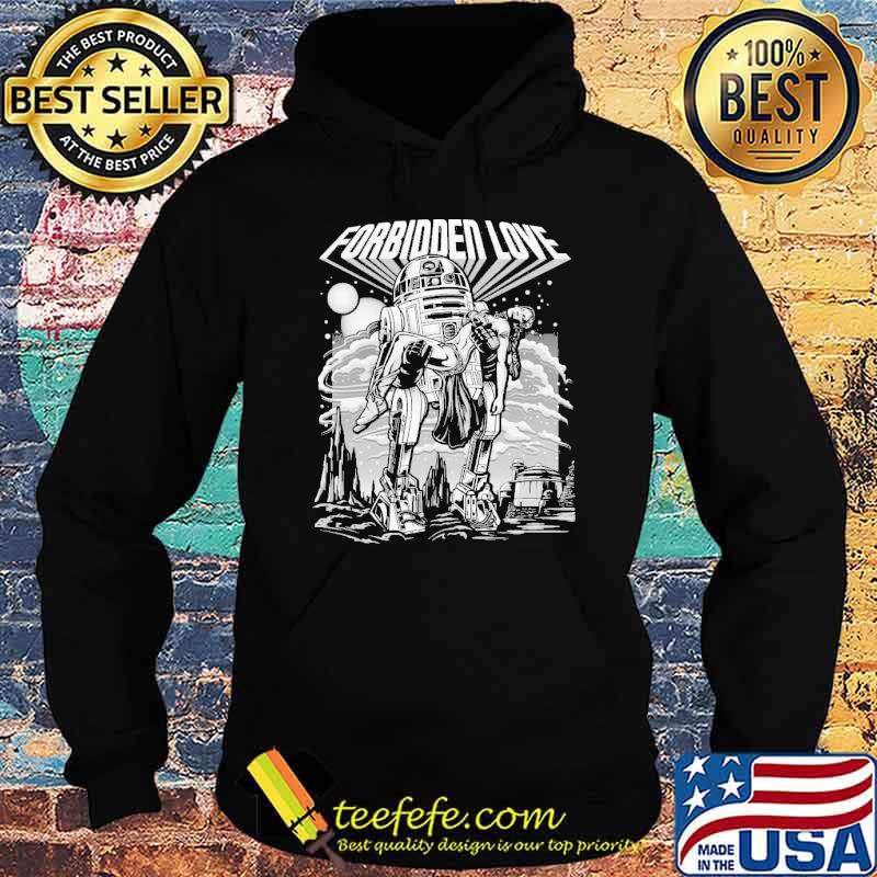 Forbidden Love Princess Leia R2-D2 robot Star Wars s Hoodie Forbidden Love Princess Leia R2-D2 robot Star Wars s Hoodie