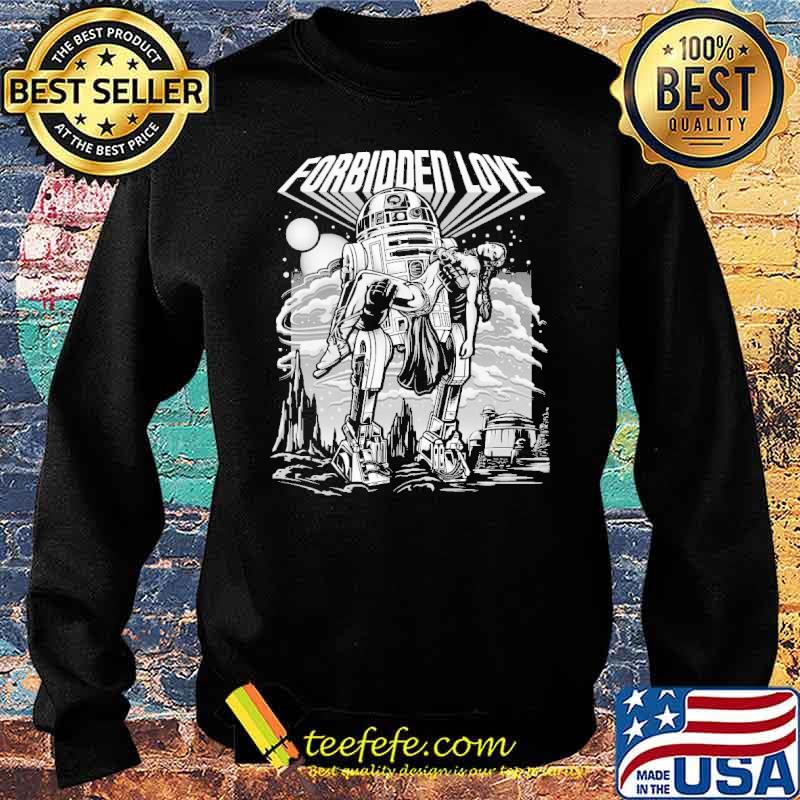Forbidden Love Princess Leia R2-D2 robot Star Wars s Sweater Forbidden Love Princess Leia R2-D2 robot Star Wars s Sweater