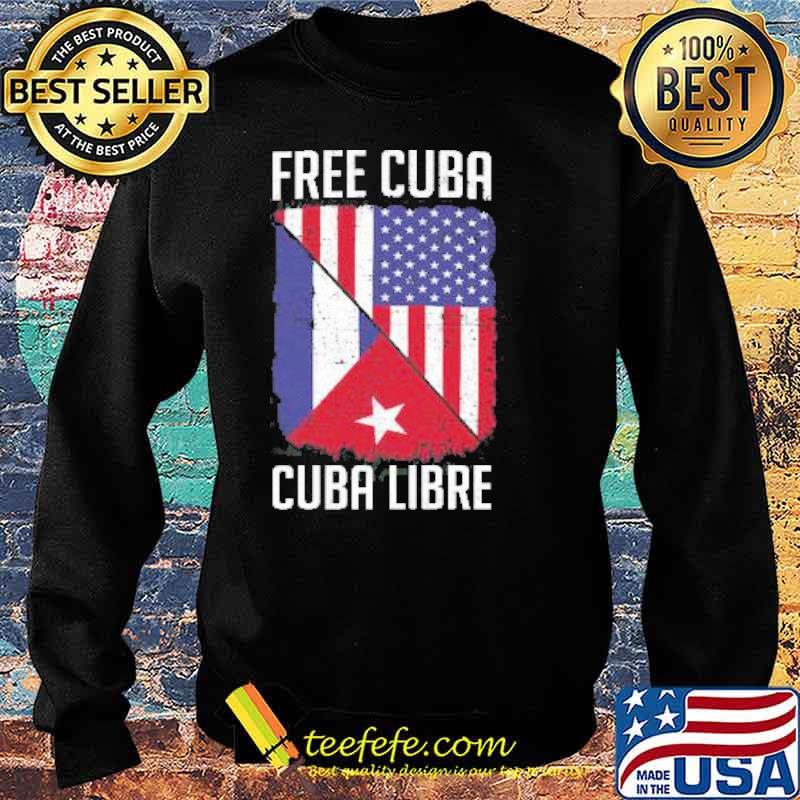 FREE CUBA CUBA LIBRE FLAG SHIRT Sweater FREE CUBA CUBA LIBRE FLAG SHIRT Sweater