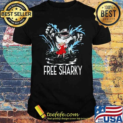 Free Sharky Harley Quinn King Shark Shirt