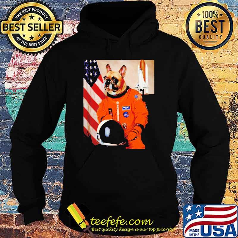 French Bulldog Astronaut American flag s Hoodie French Bulldog Astronaut American flag s Hoodie