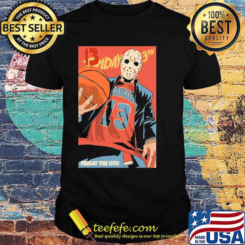 Friday the 13th Horror Jason Voorhees Movie basketball Shirt