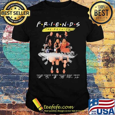 Friends the reunion signatures shirt