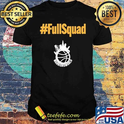 Full squad win a warriors world shirt