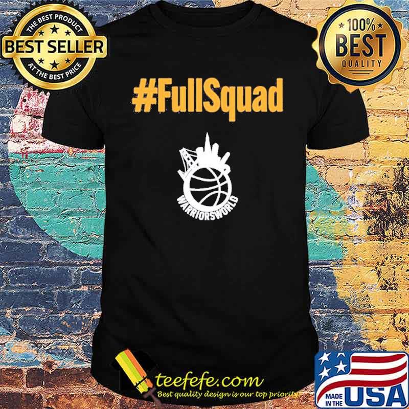 Full squad win a warriors world shirt