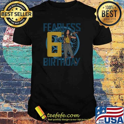 Funny disney Raya and the Last Dragon Fearless 6th Birthday Cartoon T-Shirt