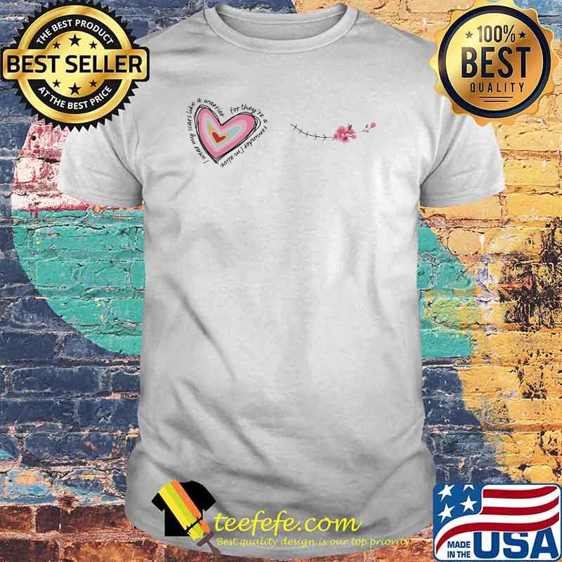 Funny i Wear My Scars Like A Warrior Shirt