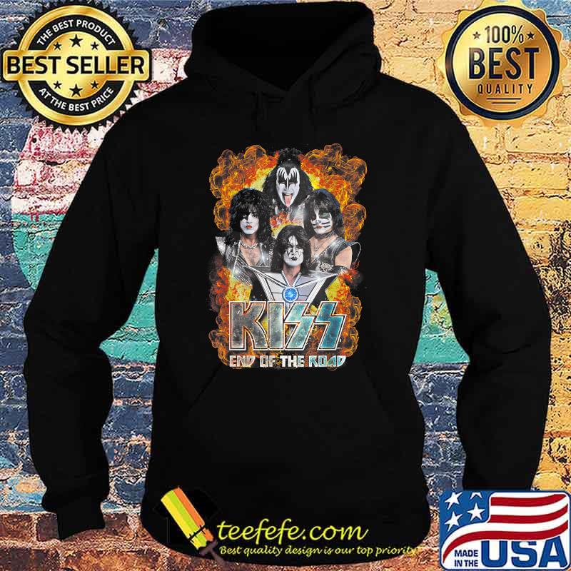 Funny kISS - End Of The Road Art T-Shirt Hoodie Funny kISS - End Of The Road Art T-Shirt Hoodie