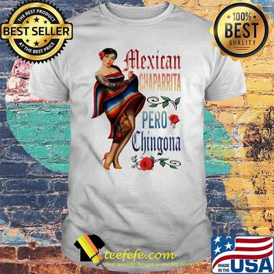 Funny mexican chaparrita pero chingona red rose shirt