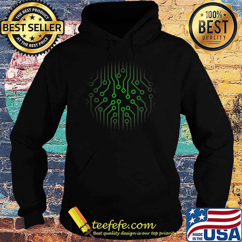 Futuristic Computer Circuit Board Microcontroller T-Shirt Hoodie Futuristic Computer Circuit Board Microcontroller T-Shirt Hoodie