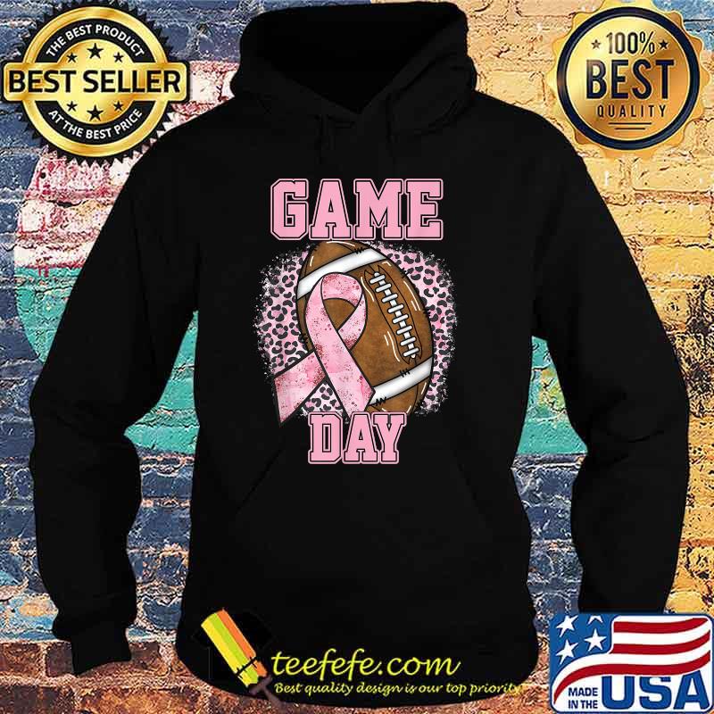 Game Day - Breast Cancer Awareness Pink Football Mom Grandma T-Shirt Hoodie Game Day - Breast Cancer Awareness Pink Football Mom Grandma T-Shirt Hoodie