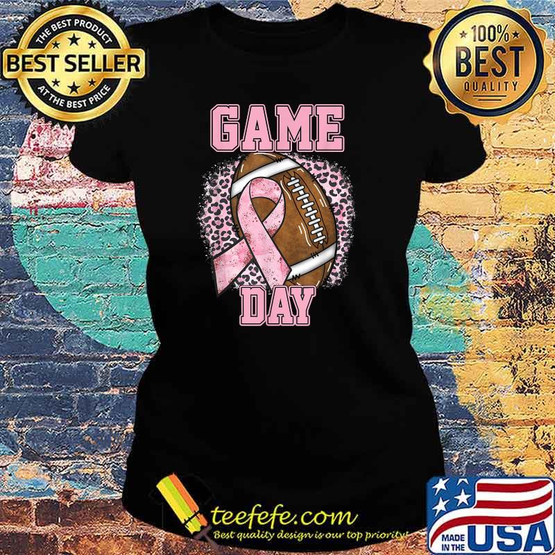 Game Day - Breast Cancer Awareness Pink Football Mom Grandma T-Shirt Ladies tee Game Day - Breast Cancer Awareness Pink Football Mom Grandma T-Shirt Ladies tee