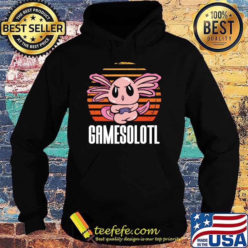 Gamesolotl Axolotl Gamer Playing Video Games T-Shirt Hoodie Gamesolotl Axolotl Gamer Playing Video Games T-Shirt Hoodie