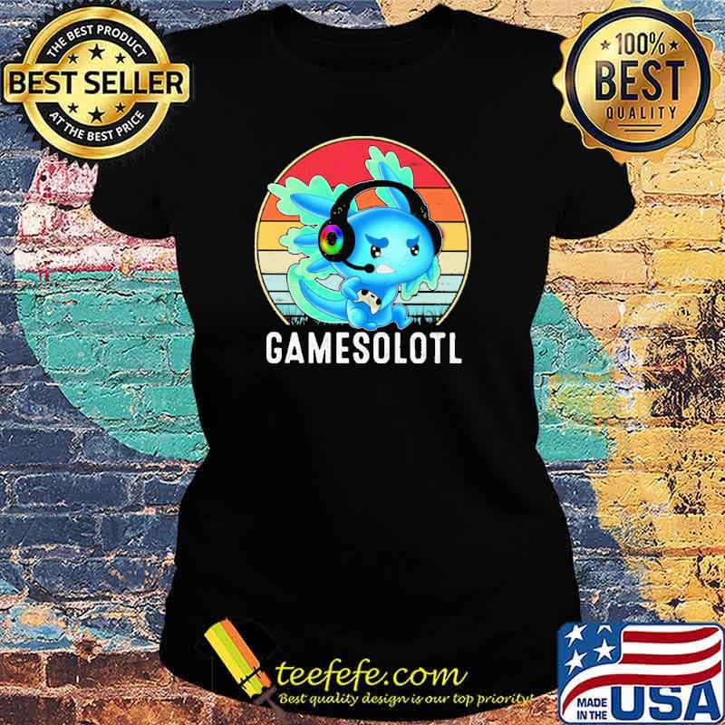 Gamesolotl Vintage Sunset Shirt Ladies tee Gamesolotl Vintage Sunset Shirt Ladies tee