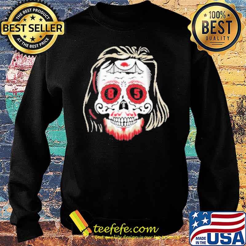 George Kittle Sugar Skull Shirt Sweater George Kittle Sugar Skull Shirt Sweater