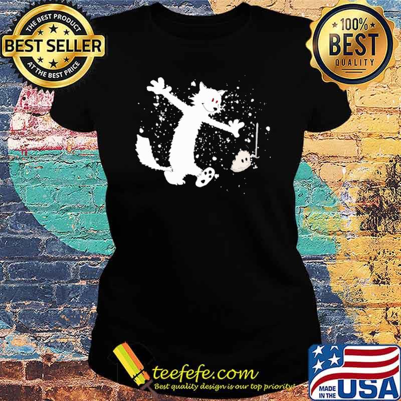 Ghost And Snow Shirt Ladies tee Ghost And Snow Shirt Ladies tee