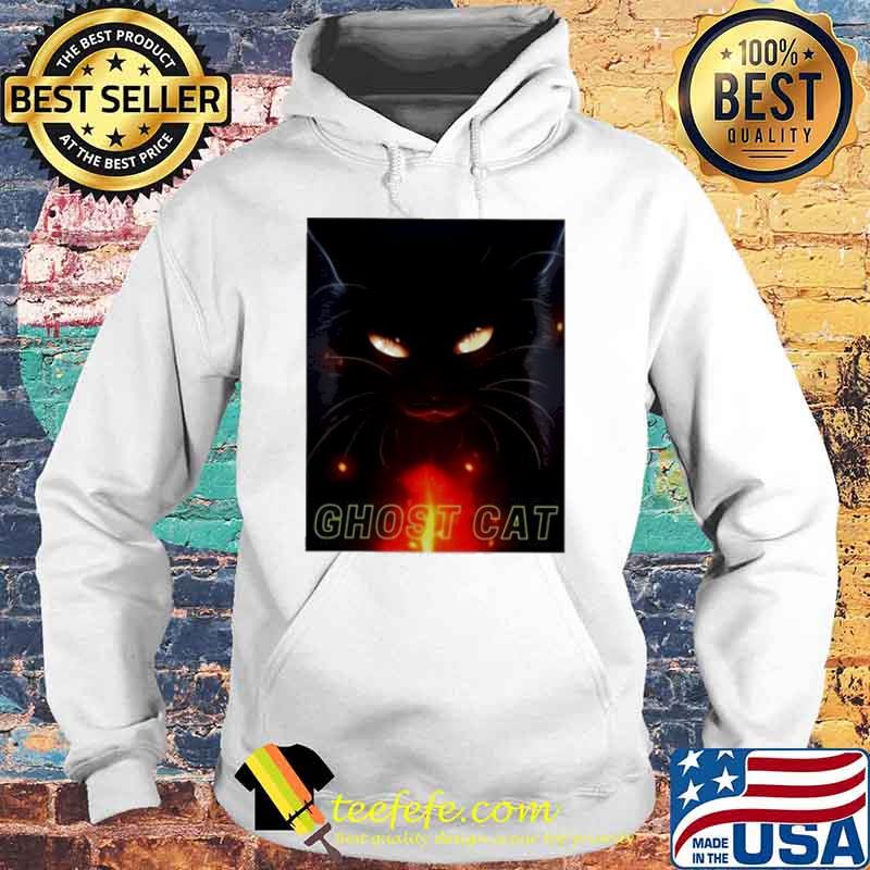 Ghost cat black Halloween s Hoodie Ghost cat black Halloween s Hoodie