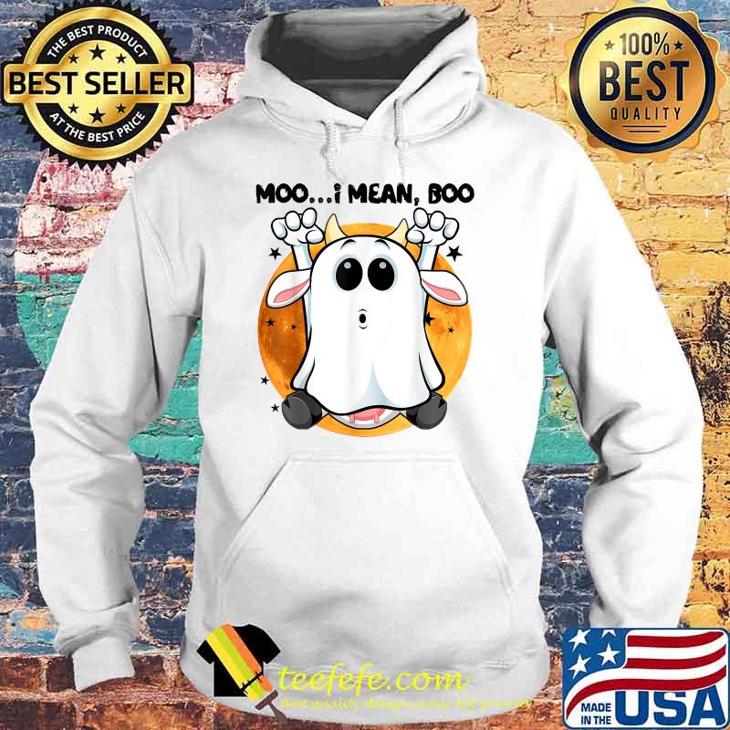 Ghost Cow Moo I Mean Boo Pumpkin Moon Halloween T-Shirt Hoodie Ghost Cow Moo I Mean Boo Pumpkin Moon Halloween T-Shirt Hoodie