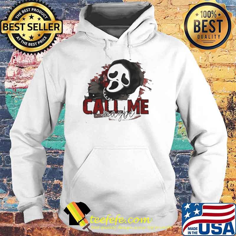 Ghostface Horror Movie Character call me maybe s Hoodie Ghostface Horror Movie Character call me maybe s Hoodie