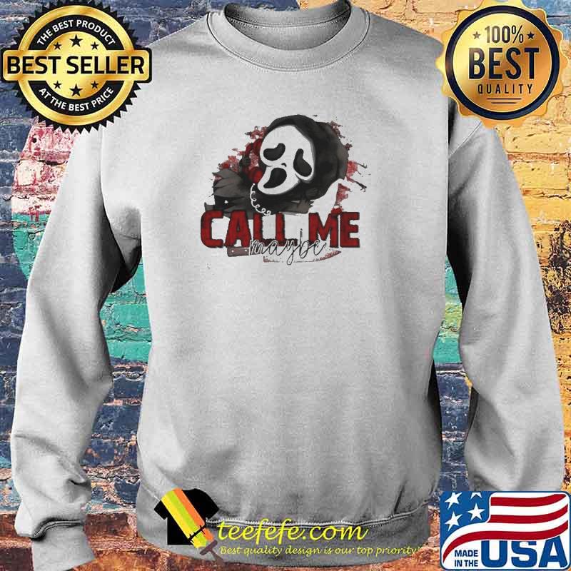 Ghostface Horror Movie Character call me maybe s Sweater Ghostface Horror Movie Character call me maybe s Sweater