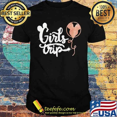 Girls trip mickey balloon shirt