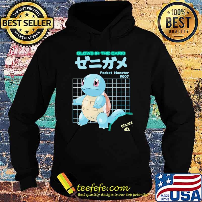 Glows in the dark pocket monster squirtle X-ray s Hoodie Glows in the dark pocket monster squirtle X-ray s Hoodie