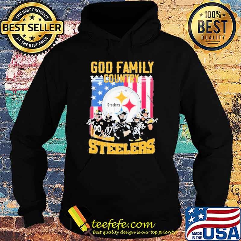 God Family Country Pittsburgh Steelers Football Signatures American Flag Shirt Hoodie God Family Country Pittsburgh Steelers Football Signatures American Flag Shirt Hoodie