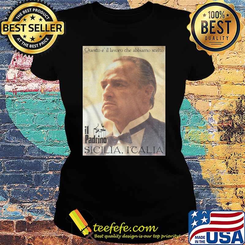 Godfather Sicilia Poster Ladies tee Godfather Sicilia Poster Ladies tee
