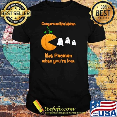 Going around the kitchen like pacman when youre low ghost game shirt