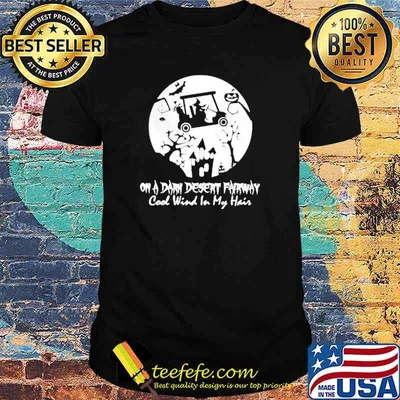 Golf Witch Halloween On A Dark Desert Fairway Cool Wind In My Hair shirt