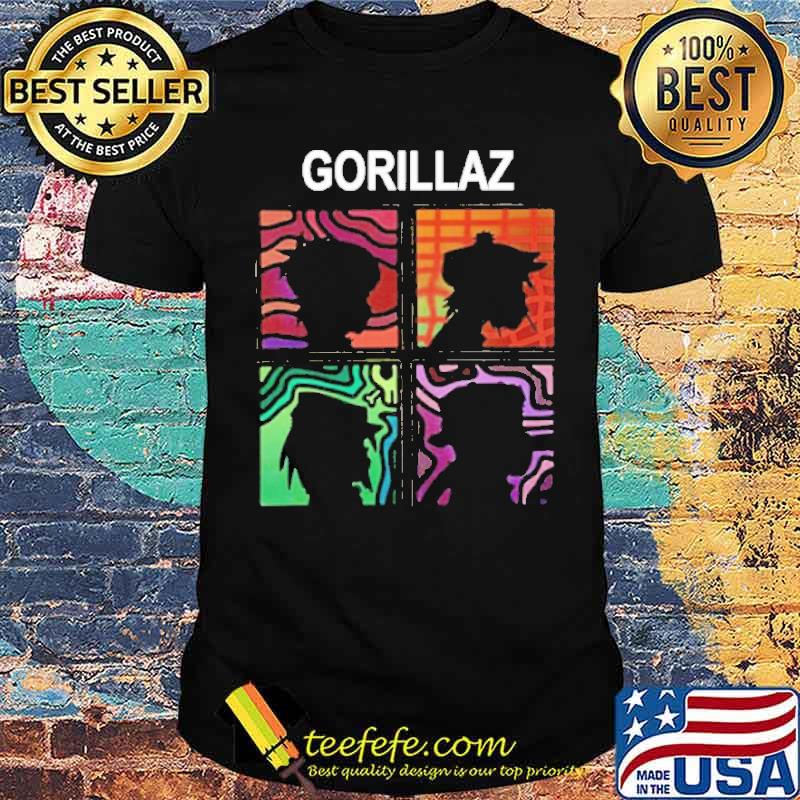 Gorillaz Silhouette Four Demon Days shirt