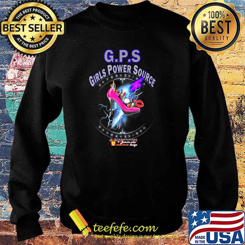 (GPS) Girl's Power Source High heels Cosmetic Strength T-Shirt Sweater (GPS) Girl's Power Source High heels Cosmetic Strength T-Shirt Sweater