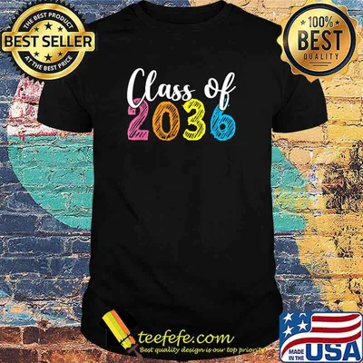 Graduation Class Of 2036 Grow With Me Pre-k Kindergarten T-Shirt