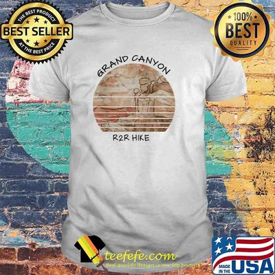 Grand Canyon Rim To R2R Hike US National Parks T-Shirt