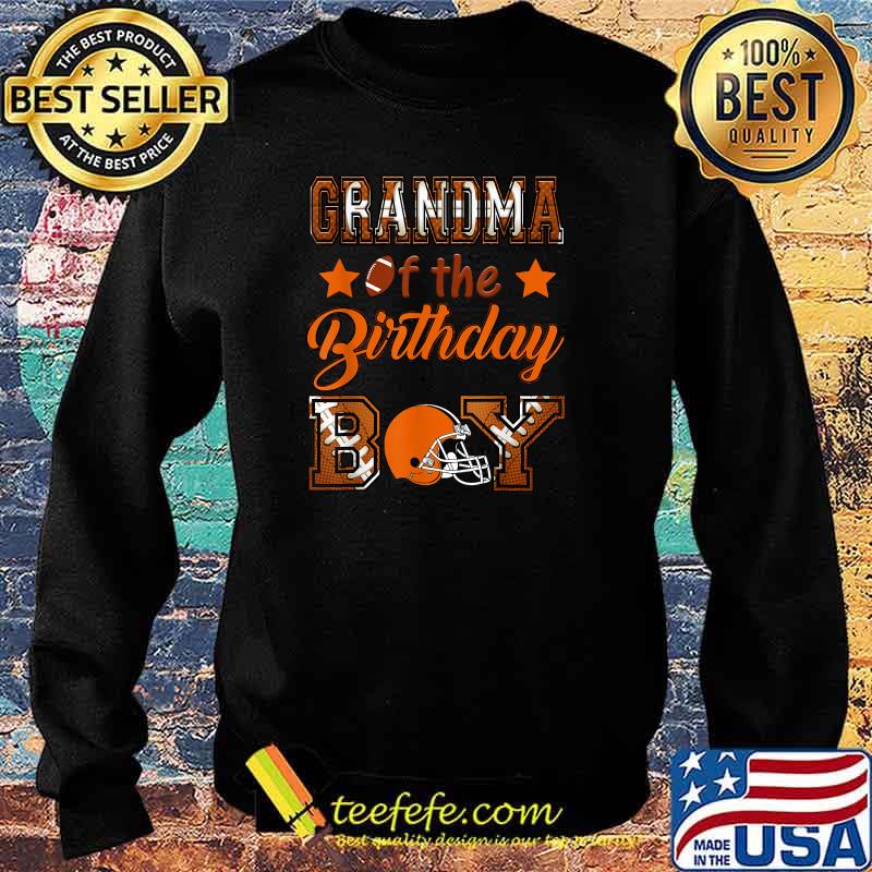 Grandma of the Birthday Boy Football Lover Family Matching T-Shirt Sweater Grandma of the Birthday Boy Football Lover Family Matching T-Shirt Sweater