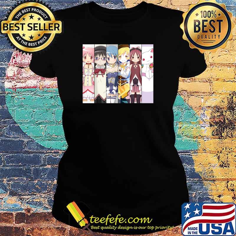 Graphic Madoka Art Magica Homuras Vaporware Anime Characters T-Shirt Ladies tee Graphic Madoka Art Magica Homuras Vaporware Anime Characters T-Shirt Ladies tee