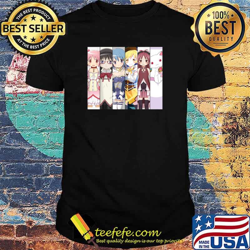 Graphic Madoka Art Magica Homuras Vaporware Anime Characters T-Shirt